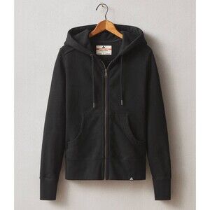 American Giant Hoodie Womens Medium Black Classic Full Zip Heavyweight USA NWT